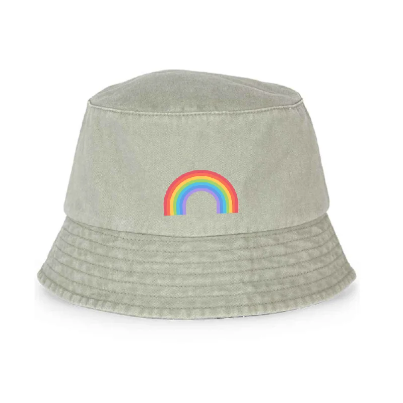 - Dog disposable foam shower gel Pride Rainbow Logo Faded Bucket Hats