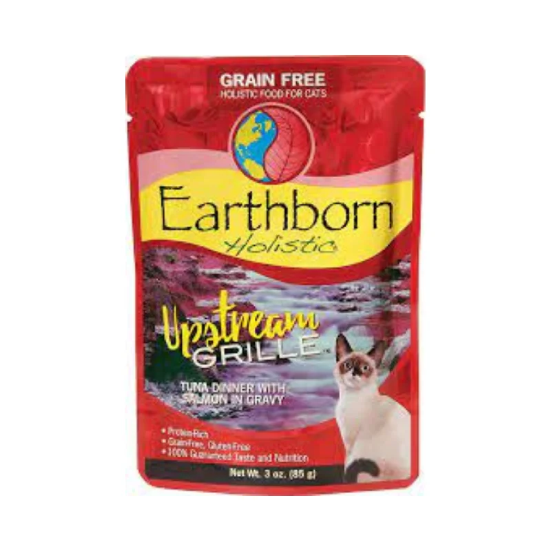 2. **Brand-Related**  Earthborn Upstream Grille Cat Pouch